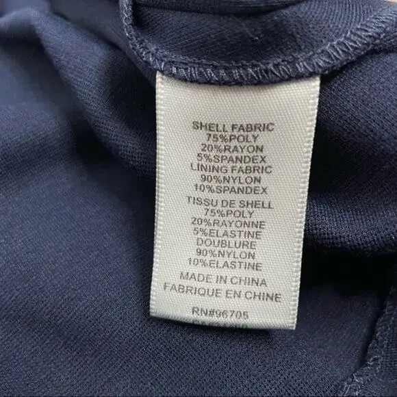 REBECCA TAYLOR Dress Womens Size 2 Fit & Flare Feminine Nautical Party Holiday - Picture 9 of 9